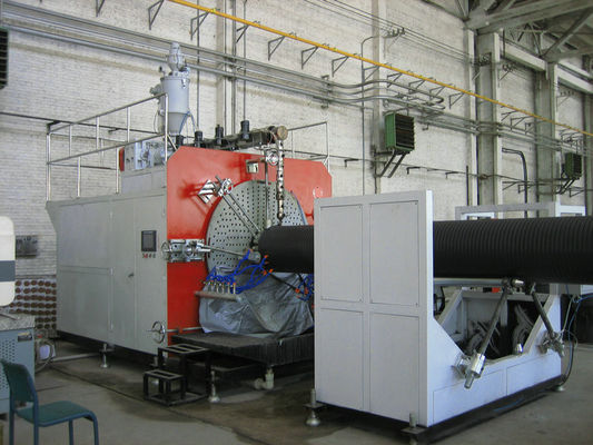 Linia do produkcji tworzyw sztucznych sterowania PLC, maszyna do wytłaczania rur HDPE